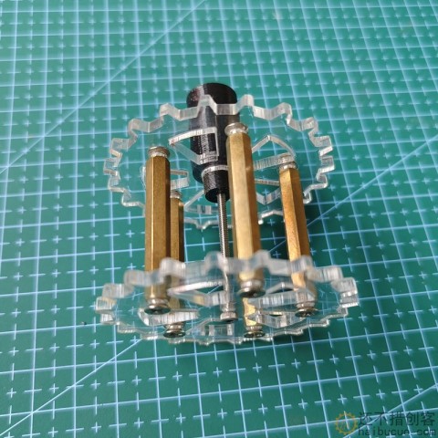 亚克力坦克驱动轮 履带车底盘主动轮 智能小车轮子 车轮 电机驱动轮3DX20