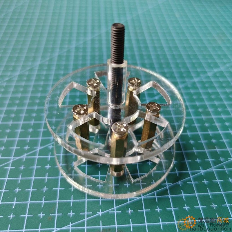 亚克力履带轮/承重轮/辅助轮履带坦克小车底盘从动轮/轮子轮胎车轮3DX19