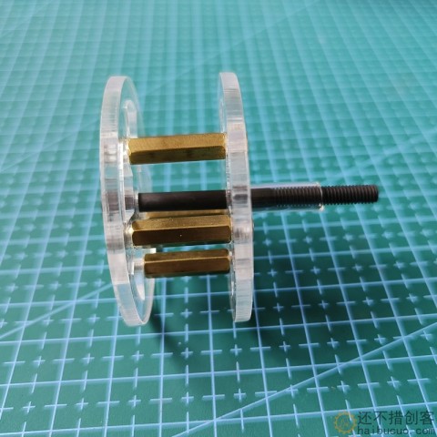 亚克力履带轮/承重轮/辅助轮履带坦克小车底盘从动轮/轮子轮胎车轮3DX19