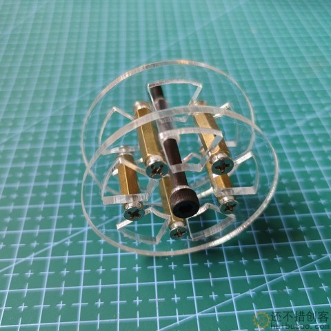 亚克力履带轮/承重轮/辅助轮履带坦克小车底盘从动轮/轮子轮胎车轮3DX19