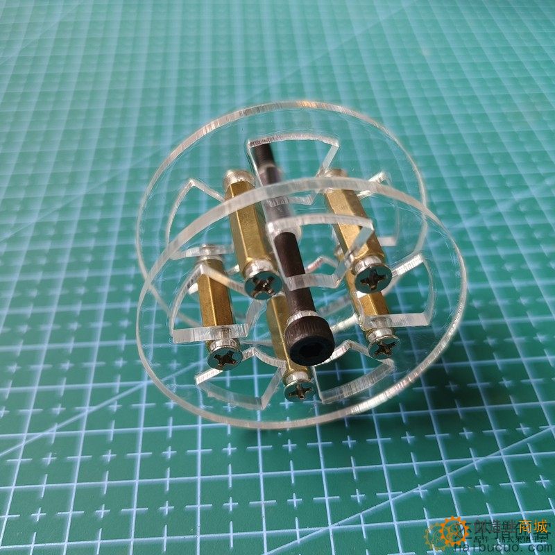 亚克力履带轮/承重轮/辅助轮履带坦克小车底盘从动轮/轮子轮胎车轮3DX19