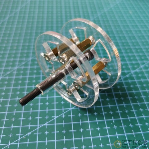 亚克力履带轮/承重轮/辅助轮履带坦克小车底盘从动轮/轮子轮胎车轮3DX19