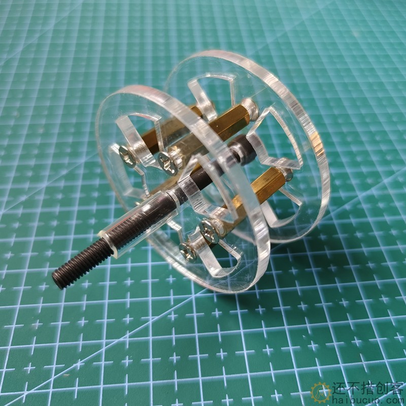 亚克力履带轮/承重轮/辅助轮履带坦克小车底盘从动轮/轮子轮胎车轮3DX19