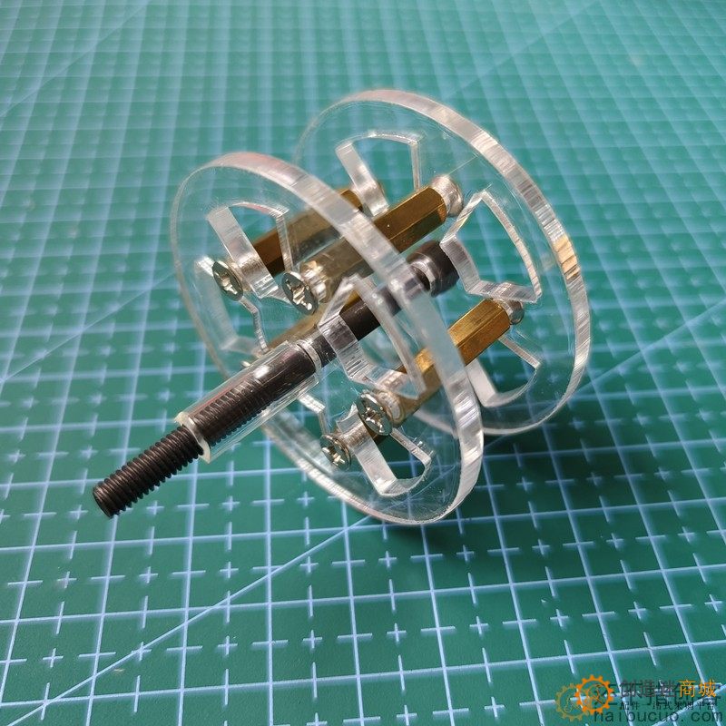 亚克力履带轮/承重轮/辅助轮履带坦克小车底盘从动轮/轮子轮胎车轮3DX19