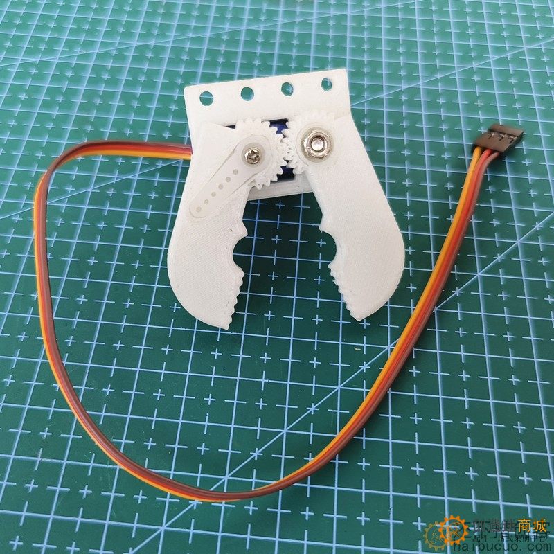 3D打印sg90小夹子爪子机械抓机器人创客  机械手夹持器