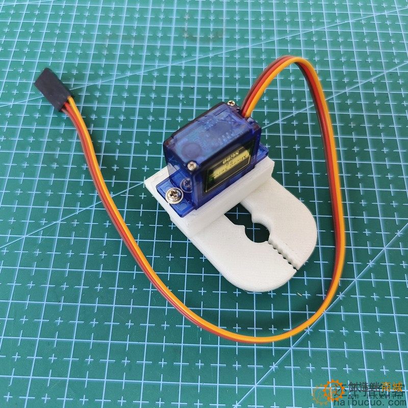 3D打印sg90小夹子爪子机械抓机器人创客  机械手夹持器