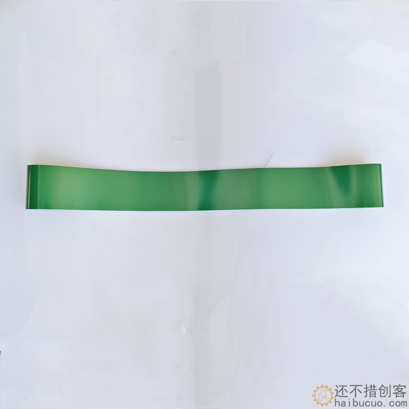 输送带传送带皮带耐磨绿色爬坡环形运输带无缝pvc防滑pu黑色