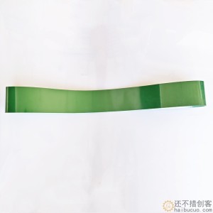输送带传送带皮带耐磨绿色爬坡环形运输带无缝pvc防滑pu黑色