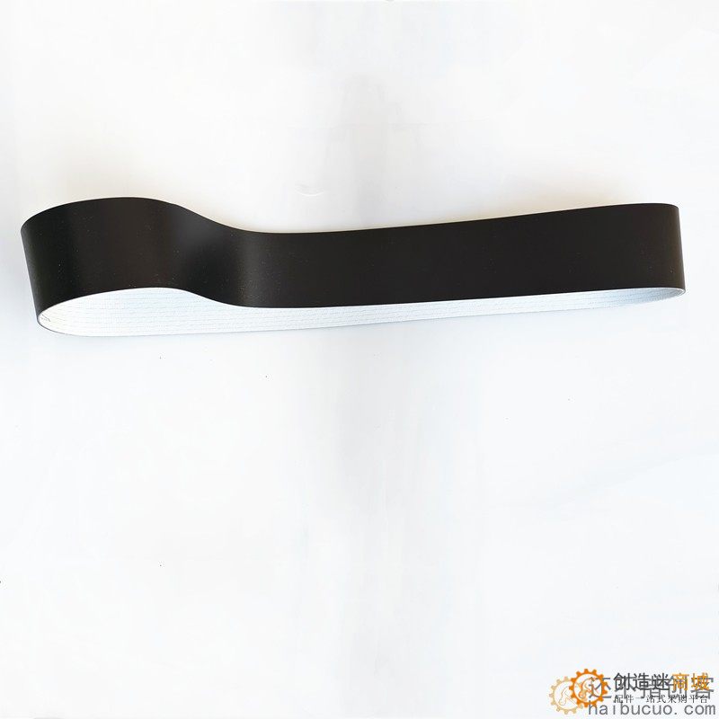输送带传送带皮带耐磨绿色爬坡环形运输带无缝pvc防滑pu黑色