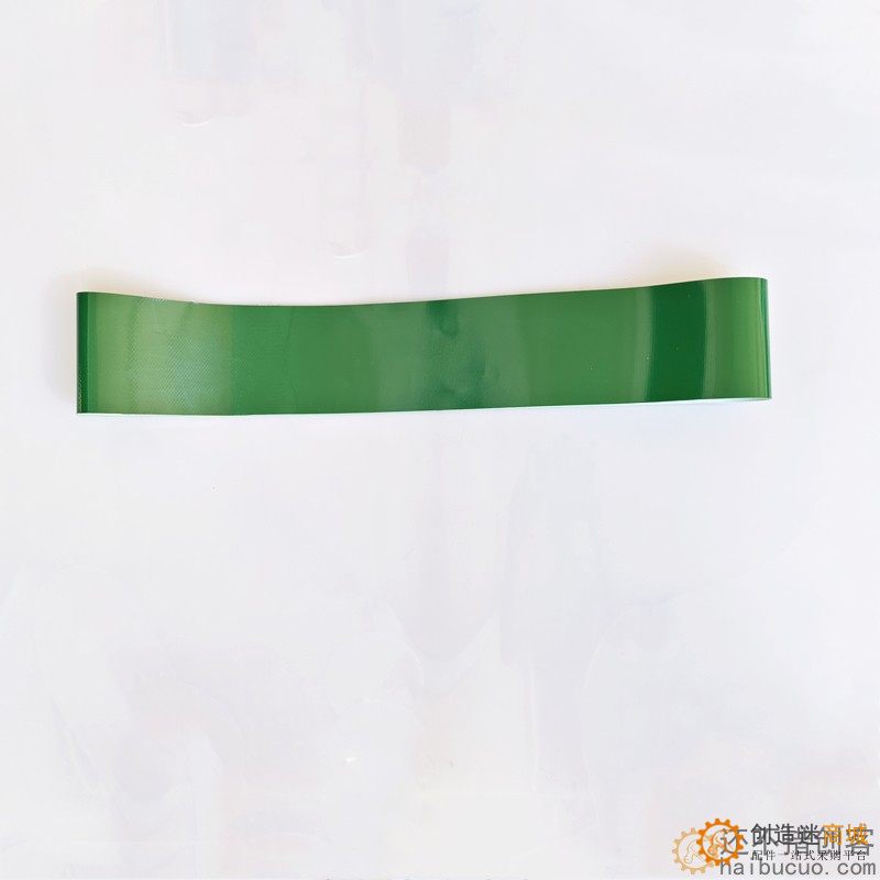 输送带传送带皮带耐磨绿色爬坡环形运输带无缝pvc防滑pu黑色
