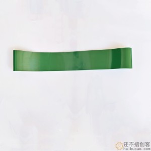 输送带传送带皮带耐磨绿色爬坡环形运输带无缝pvc防滑pu黑色