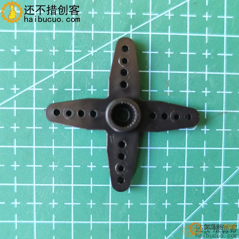 十字摆臂 MG945/MG995/MG996R舵机舵盘塑料摇臂配件SN1310