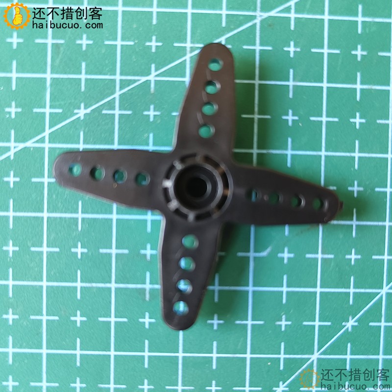 十字摆臂 MG945/MG995/MG996R舵机舵盘塑料摇臂配件SN1310