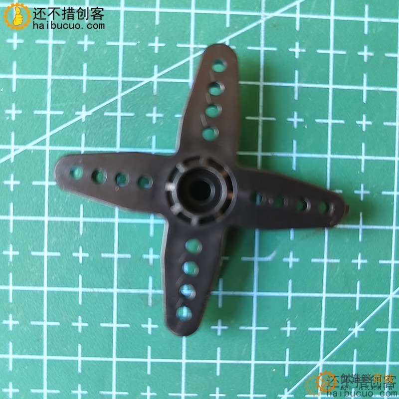 十字摆臂 MG945/MG995/MG996R舵机舵盘塑料摇臂配件SN1310