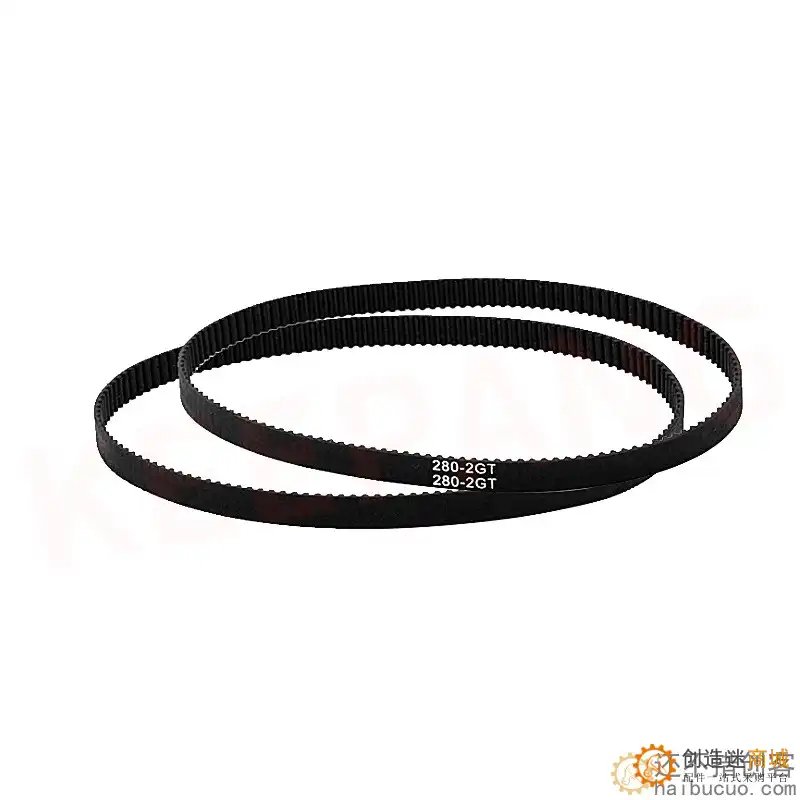 3D打印机2GT环形闭口闭环同步带 橡胶传动皮带gt2 周长280mmD51