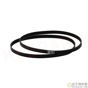 3D打印机2GT环形闭口闭环同步带 橡胶传动皮带gt2 周长280mmD51