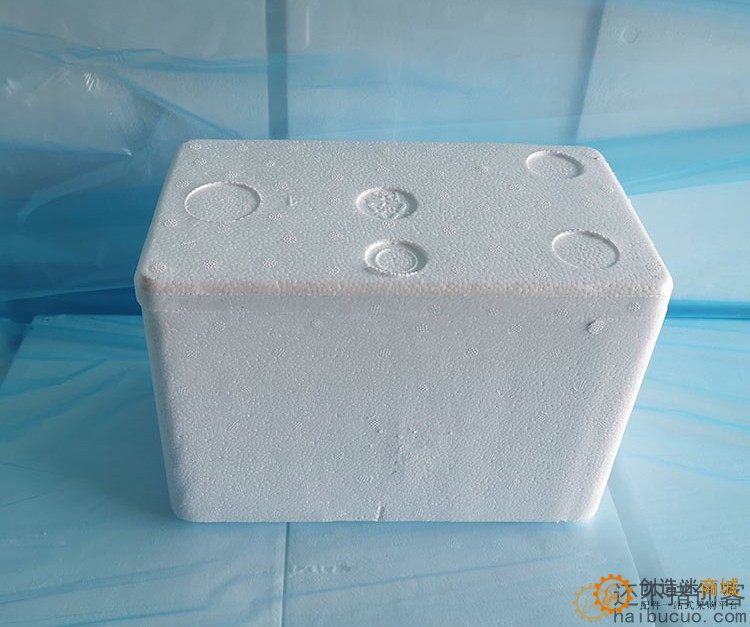 标准6号泡沫箱保温箱蔬菜水果水族冻品牛肉箱海鲜箱2-3斤箱SN1293