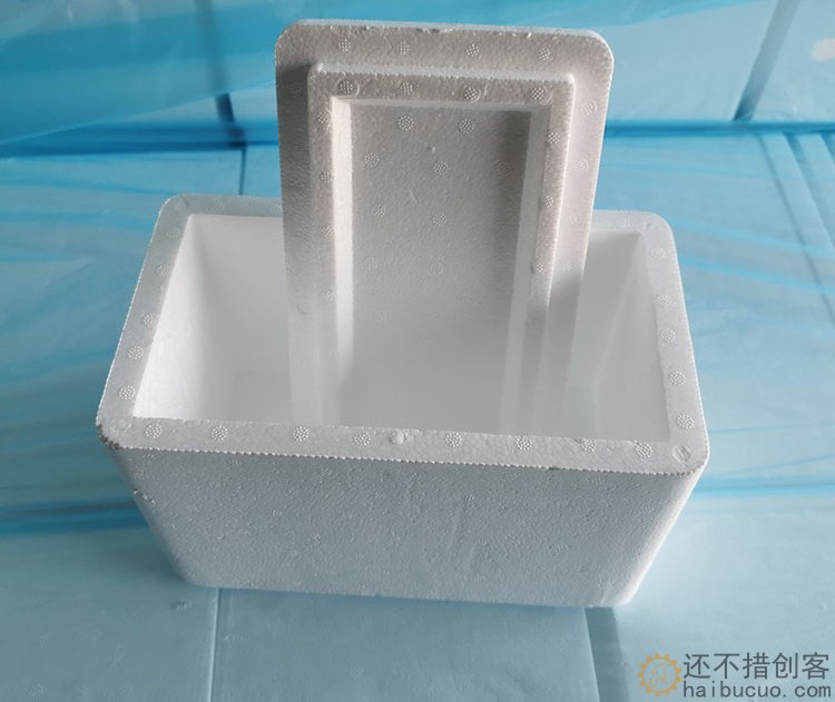 标准6号泡沫箱保温箱蔬菜水果水族冻品牛肉箱海鲜箱2-3斤箱SN1293