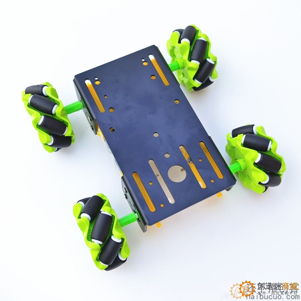 麦克纳姆轮mecanum麦轮小车底盘 全向轮兼容Arduino手柄遥控底盘SNC412