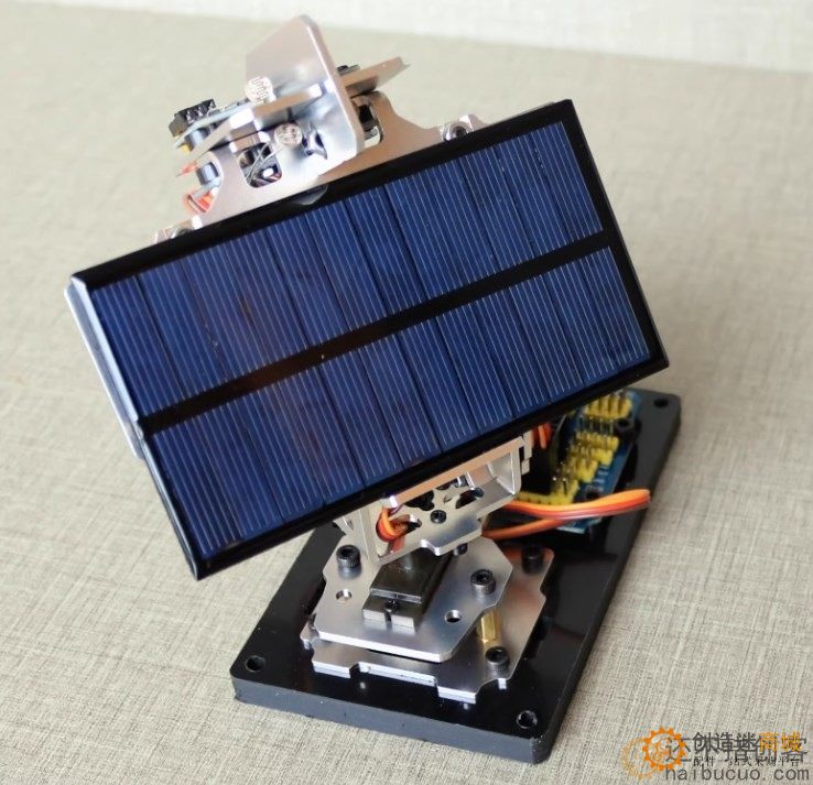 Arduino DIY智能太阳能追光追踪设备发电创客项目小制作追光雷达SNAR87