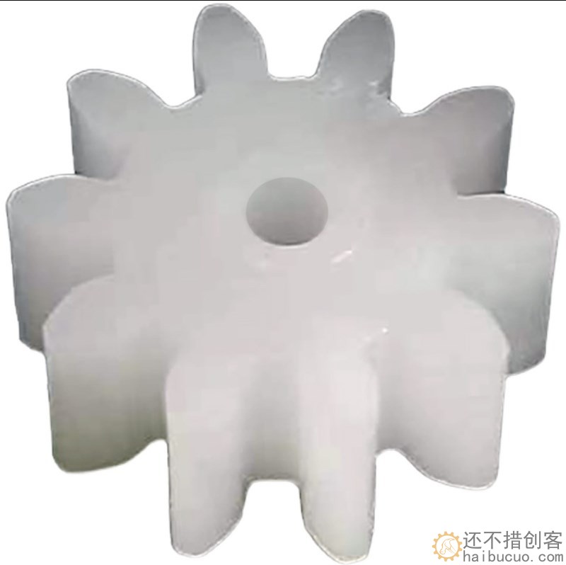 1模数塑胶齿轮10齿2mm孔紧配 11.8*5mm 电动玩具电机主轴小齿轮C19