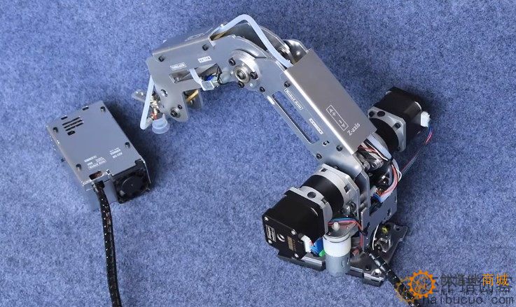 步进电机机械臂 全金属机械手臂 工业机器人模型 多轴机器人22CSNAM9600