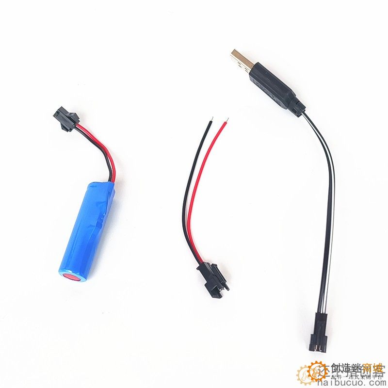 3.7v 14500锂电池充电电池组 SM接口电池USB充电器 充电套装SNB94
