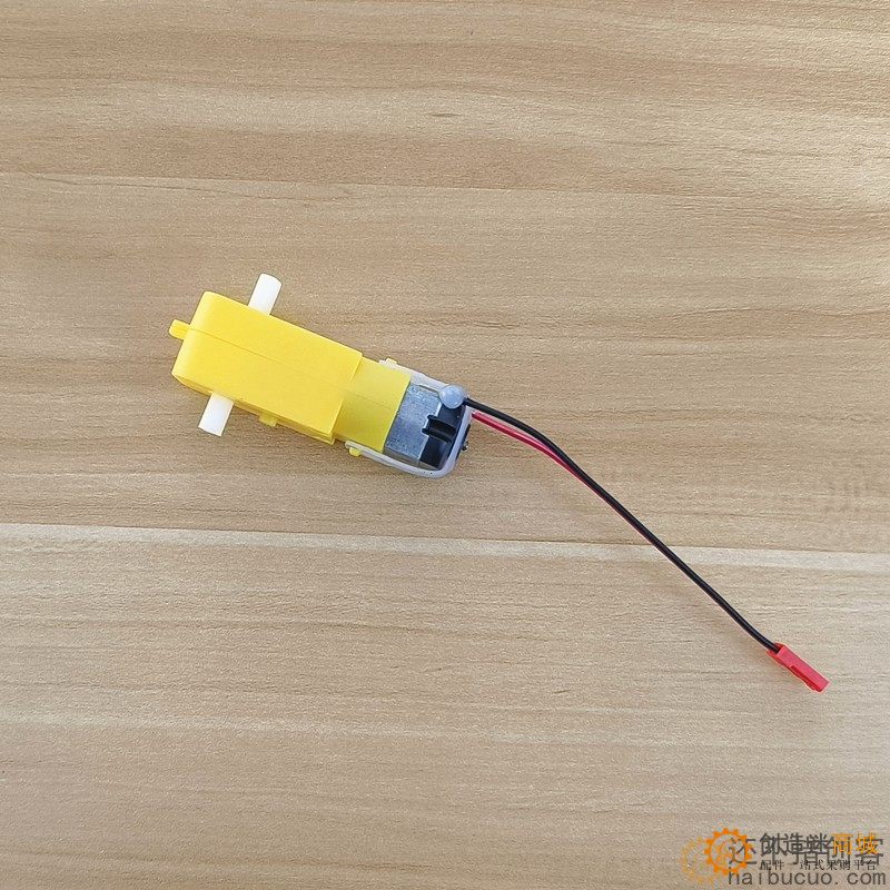 智能小车电机直流减速电机tt马达电机四驱玩具小车diy马达带JST线M389