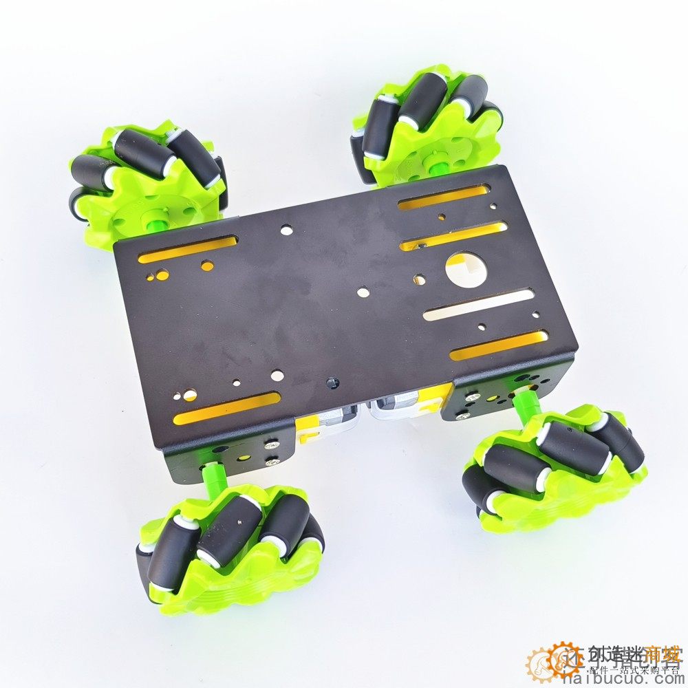 麦克纳姆轮mecanum麦轮小车底盘 全向轮兼容Arduino手柄遥控底盘SNC412