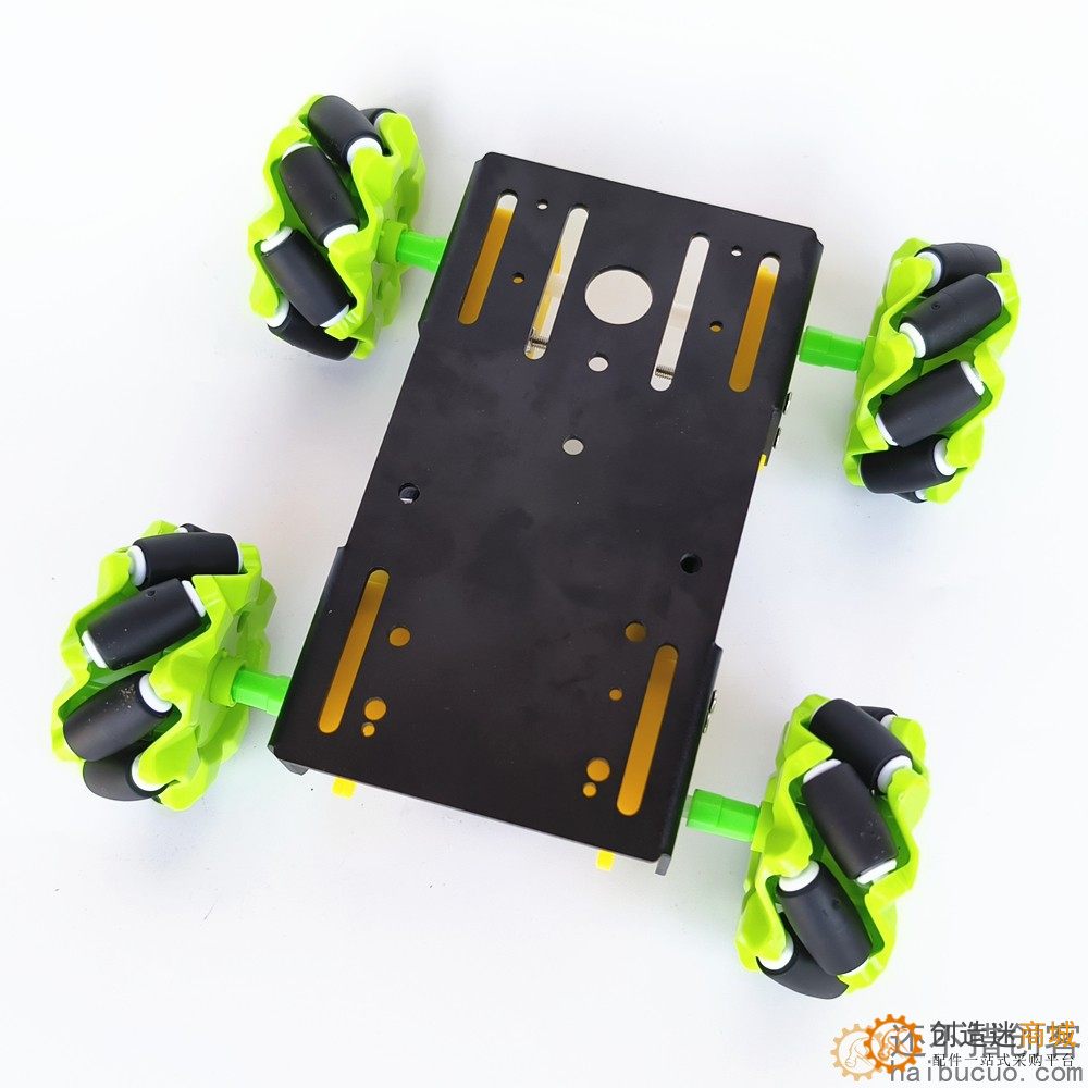 麦克纳姆轮mecanum麦轮小车底盘 全向轮兼容Arduino手柄遥控底盘SNC412