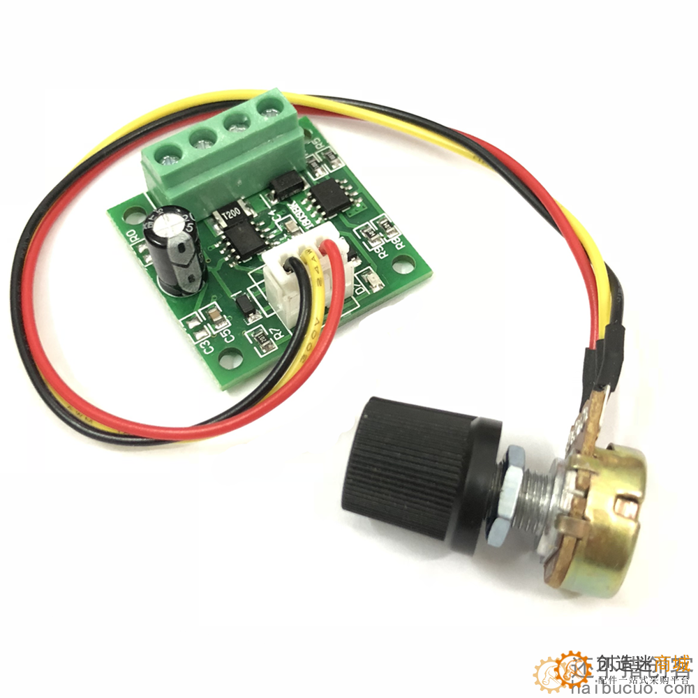 PWM直流电机调速器1.8V 3V 5V 6V 12V 2A 调速模块 1803BW SNA355