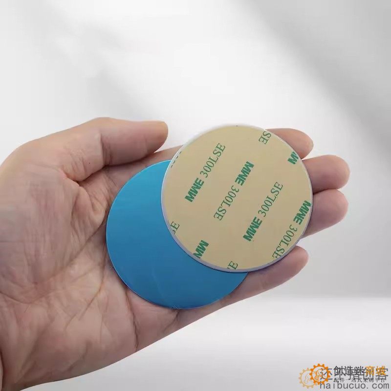超薄带胶铁片 磁吸LED小夜灯贴片车载手机引磁片酷壁毙灯60*0.5mm SN1315