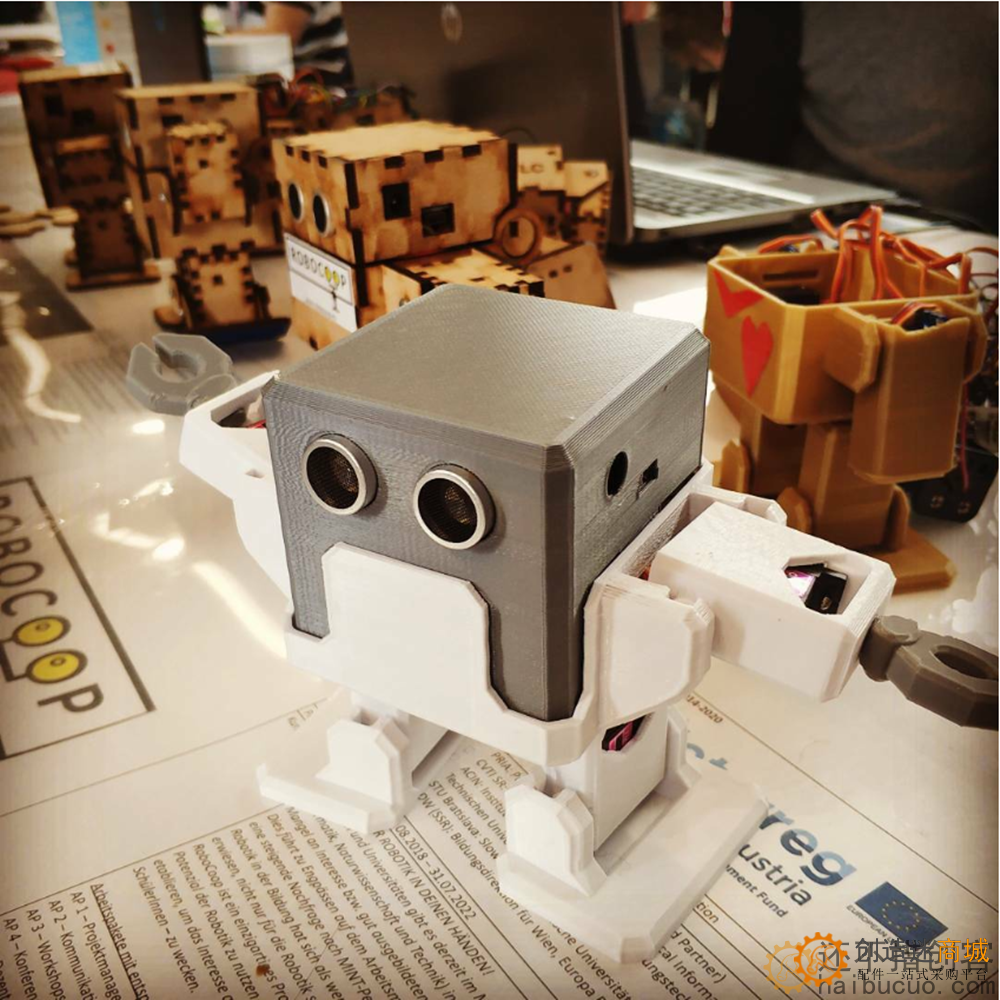 OTTO H 机器人 人形 手机蓝牙遥控编程 DIY 跳舞机器人玩具 创客SNAR17