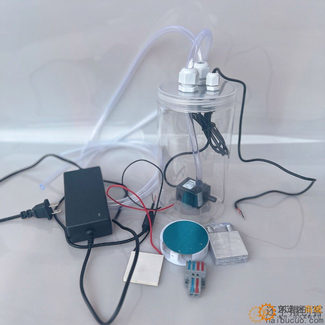 磁吸水冷手机平板散热器  手机散热水冷水箱12v水泵电脑散热XDC26