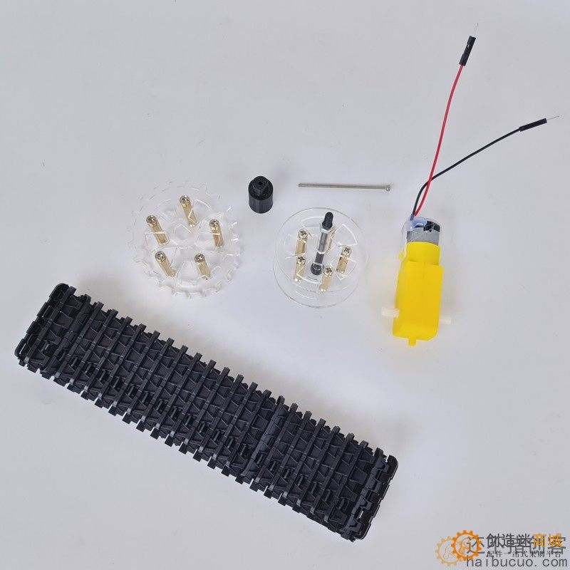 新版履带轮式坦克配件 履带车轮TT马达联轴器套件 DIY智能小车SNT158