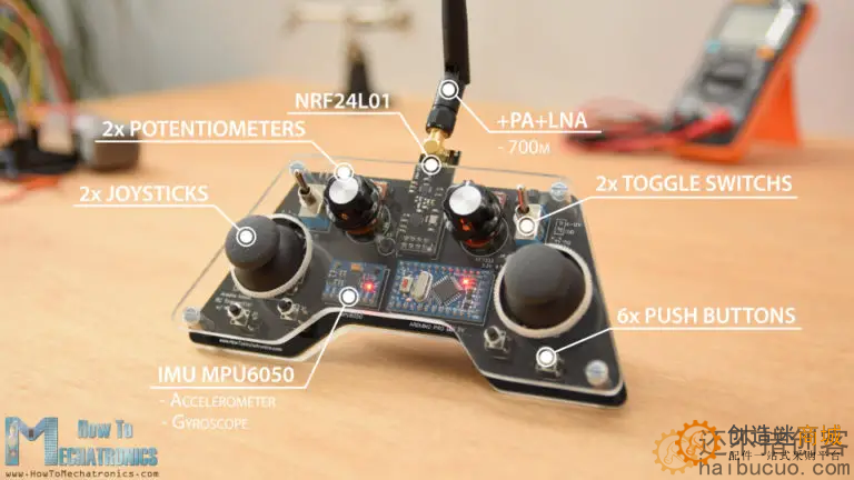 DIY Arduino RC 发射器 遥控器 NRF
