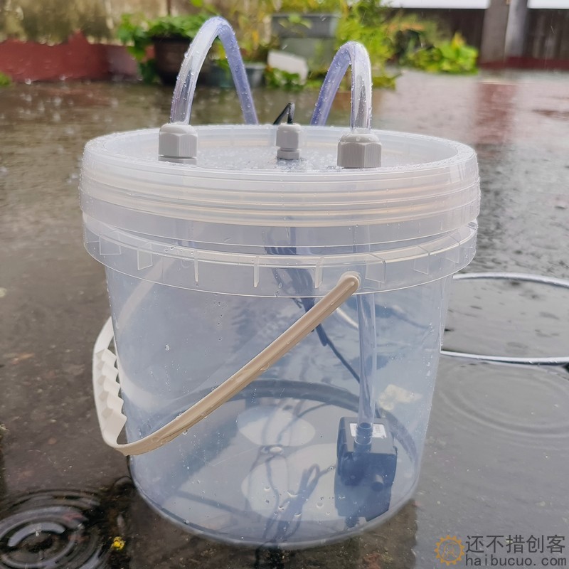 5L大容量塑料水冷DIY循环水箱水桶电脑手机设备水泵DC12V水冷套装XDC27