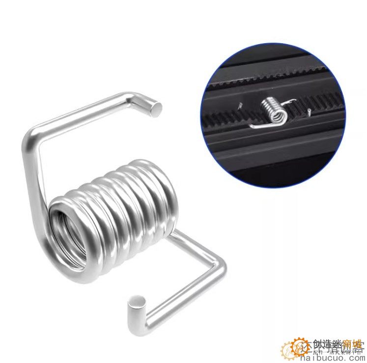 扭簧 扭转扭力左右旋弹簧 3D打印机同步带锁紧 紧张皮带压带强力SN1323