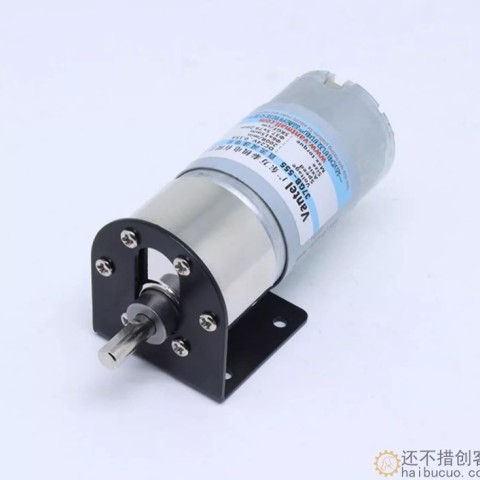 37GB555直流减速电机减速调速有刷直流电机调速微型小电机带支架M396