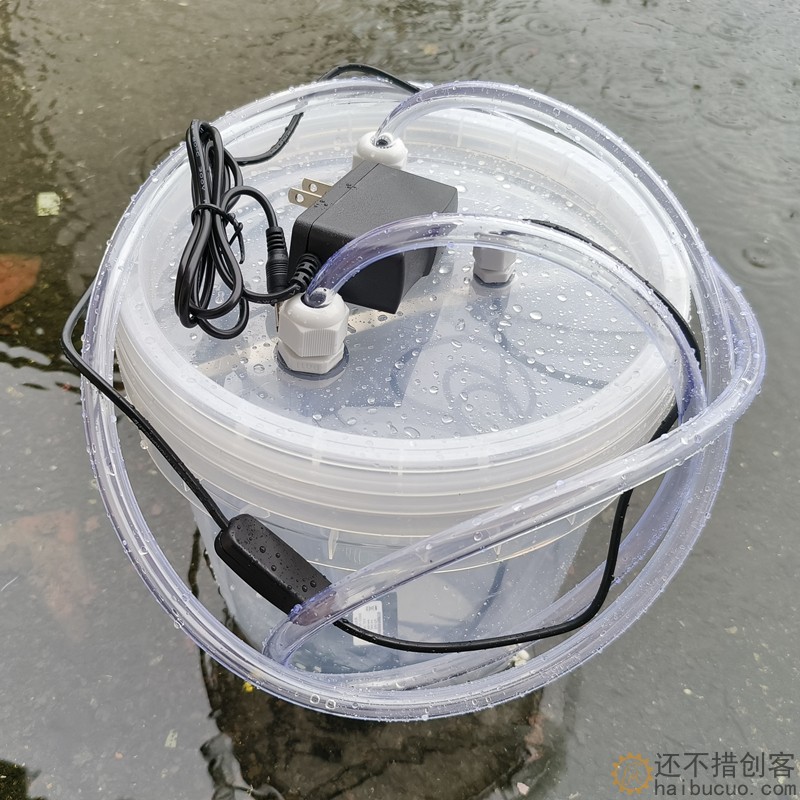 5L大容量塑料水冷DIY循环水箱水桶电脑手机设备水泵DC12V水冷套装XDC27