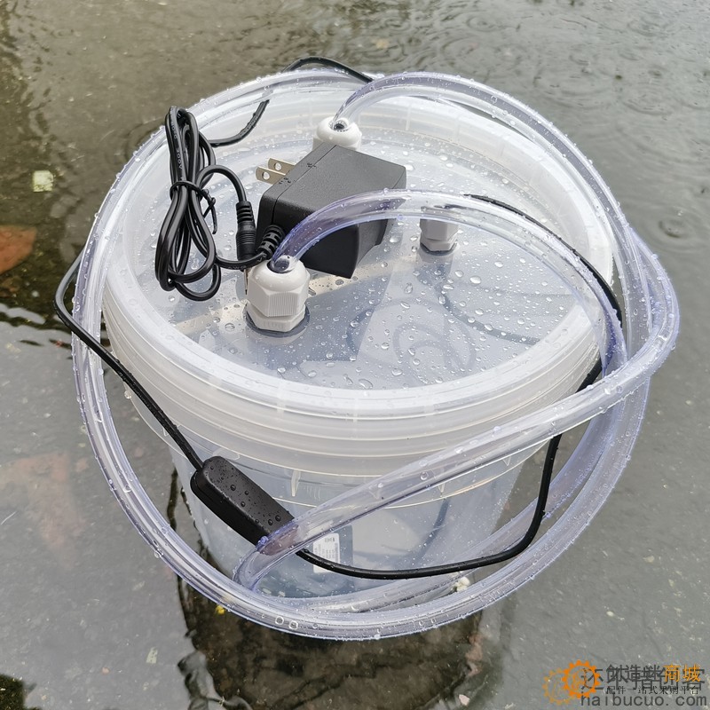 5L大容量塑料水冷DIY循环水箱水桶电脑手机设备水泵DC12V水冷套装XDC27