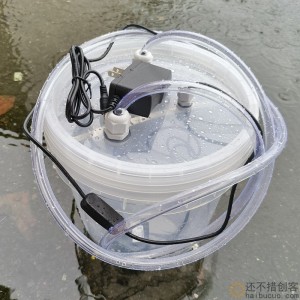 5L大容量塑料水冷DIY循环水箱水桶电脑手机设备水泵DC12V水冷套装XDC27