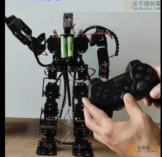 谁能实现ps3控制17自由度人形机器人运动？esp32
