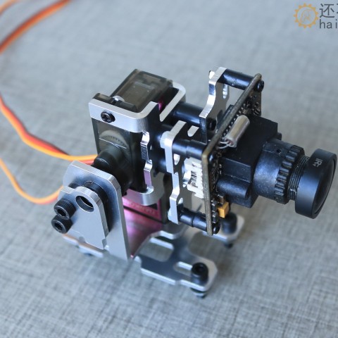 舵机云台支架 天空端 FPV头追 双轴云台 FPV云台 航模摄像头云台3