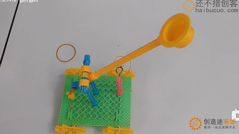 如何制作一个投掷车？diy科技模型小制作