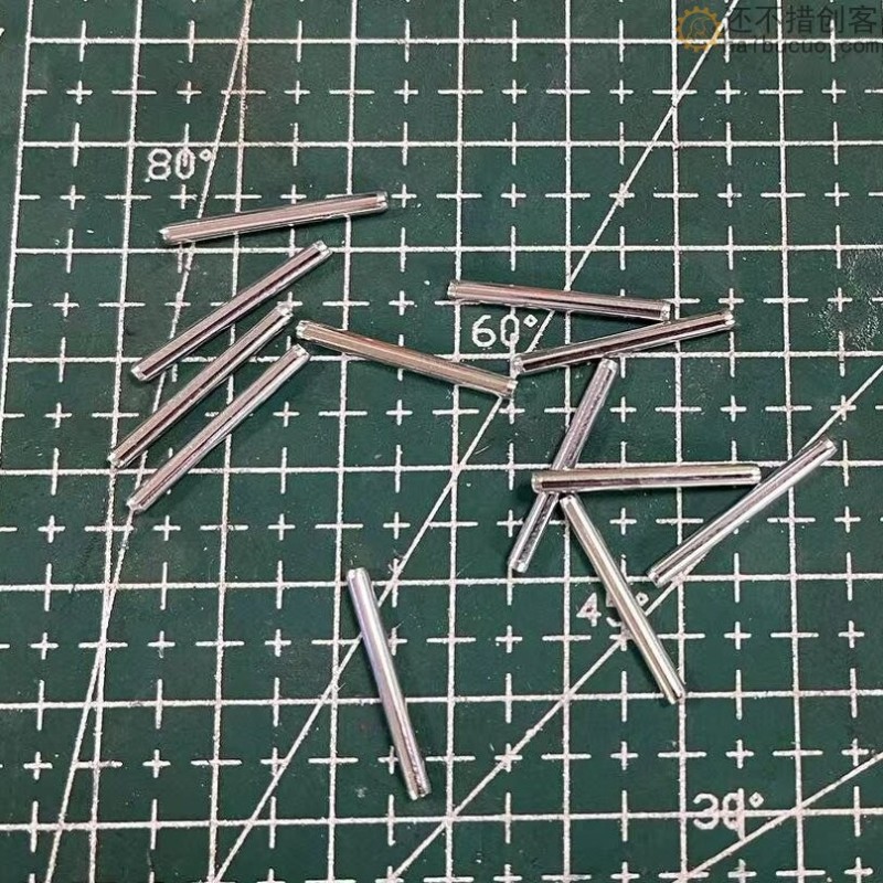 G2*20 2x20 2.0光轴 铁轴 玩具车轴 玩具配件 科技模型零件 长度20mm B297