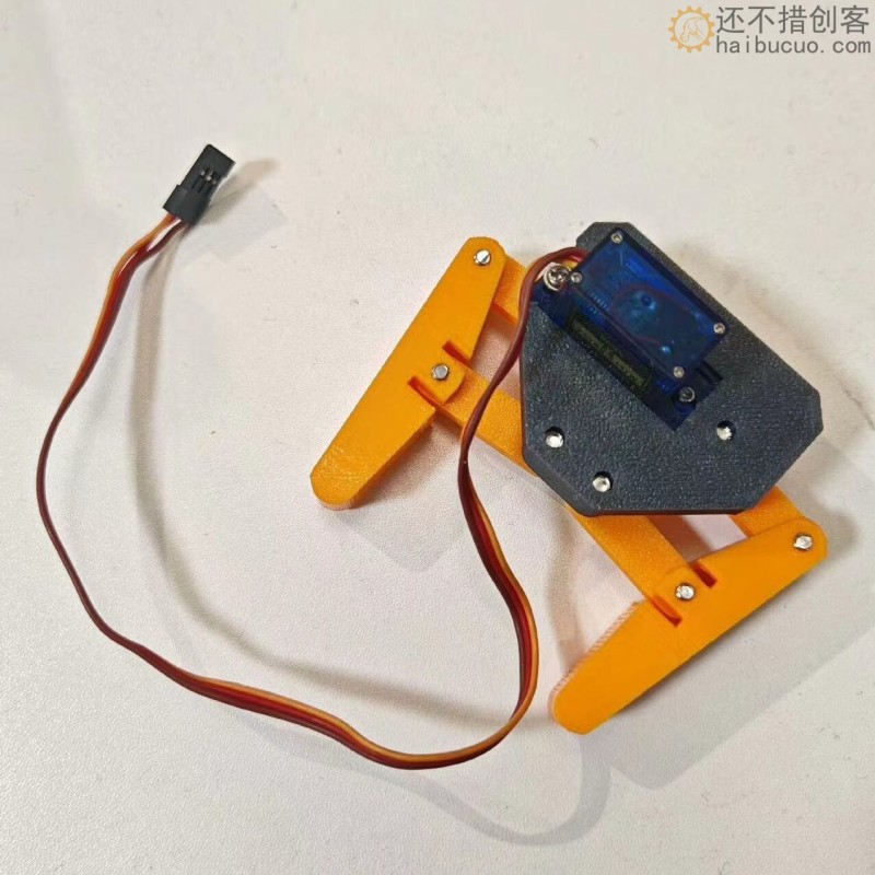 桌面机械臂夹爪 两指夹具 robotarm兼容  sg90舵机夹爪 SNM5