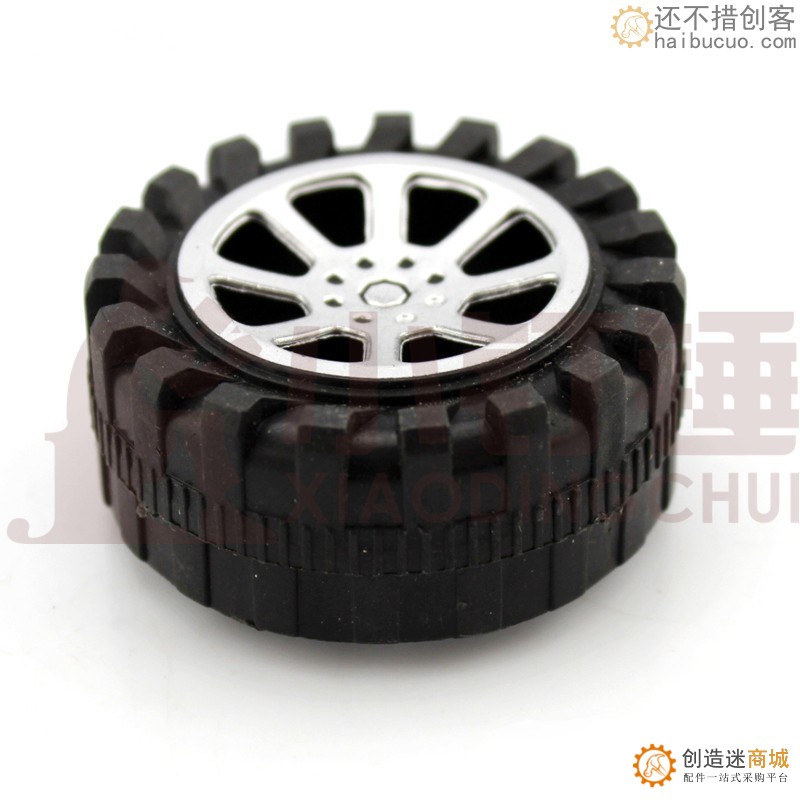 B38 2*42mm塑料车轮 玩具车轮 小车轮 小飞轮 模型制作配件