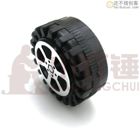 B38 2*42mm塑料车轮 玩具车轮 小车轮 小飞轮 模型制作配件