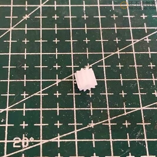 C20  102A 5mm齿轮10齿0.5模2mm松配 塑料齿轮 电机齿轮